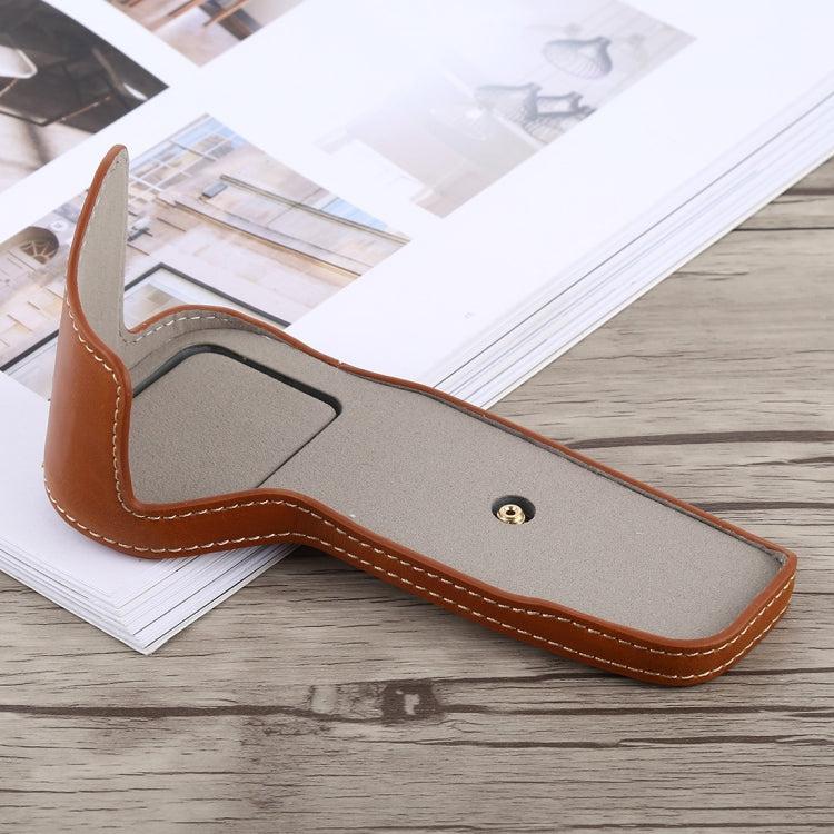 ฐานเคสครึ่งกล้องหนัง PU พร้อมเกลียว 1/4 นิ้ว สำหรับ Canon EOS 6D / 6D Mark II, สำหรับ Canon 6D2