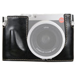 ฐานเคสกล้องหนัง PU ครึ่งตัวพร้อมเกลียว 1/4 นิ้ว สำหรับ Leica Q (Typ 116), สำหรับ Leica Q