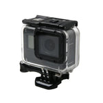 เคสกันน้ำสำหรับ GoPro HERO6 /5 พร้อมฝาหลังโปร่งแสงและตัวล็อก พร้อมฐานยึดและสกรูพื้นฐาน, เคสกันน้ำ