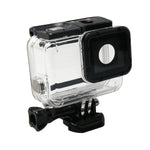 เคสกันน้ำสำหรับ GoPro HERO6 /5 พร้อมฝาหลังโปร่งแสงและตัวล็อก พร้อมฐานยึดและสกรูพื้นฐาน, เคสกันน้ำ