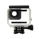 เคสกันน้ำสำหรับ GoPro HERO6 /5 พร้อมฝาหลังโปร่งแสงและตัวล็อก พร้อมฐานยึดและสกรูพื้นฐาน, เคสกันน้ำ