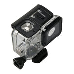เคสกันน้ำสำหรับ GoPro HERO6 /5 พร้อมฝาหลังโปร่งแสงและตัวล็อก พร้อมฐานยึดและสกรูพื้นฐาน, เคสกันน้ำ