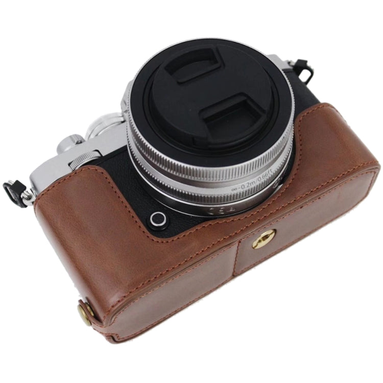 ฐานเคสกล้องหนัง PU ครึ่งตัวพร้อมเกลียว 1/4 นิ้ว สำหรับ Nikon Z fc, สำหรับ Nikon Z fc
