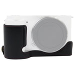 ฐานเคสกล้องหนัง PU ครึ่งตัวพร้อมเกลียว 1/4 นิ้วสำหรับ Sony ZV-E10 / ZV-E10L สำหรับ Sony ZV-E10
