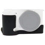 ฐานเคสกล้องหนัง PU ครึ่งตัวพร้อมเกลียว 1/4 นิ้วสำหรับ Sony ZV-E10 / ZV-E10L สำหรับ Sony ZV-E10