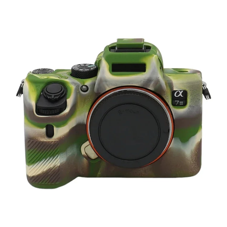 For Sony A7 III / ILCE-7M3 / A7R III Soft Silicone Protective Case, For Sony A7 III / ILCE-7M3 / A7R III
