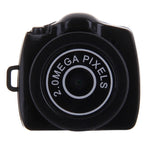 กล้องบันทึกวิดีโอดิจิตอลขนาดเล็ก Y2000 HD สำหรับกีฬากลางแจ้ง รองรับการ์ด Micro SD / TF สูงสุด 32GB (สีดำ)