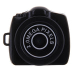กล้องบันทึกวิดีโอดิจิตอลขนาดเล็ก Y2000 HD สำหรับกีฬากลางแจ้ง รองรับการ์ด Micro SD / TF สูงสุด 32GB (สีดำ)