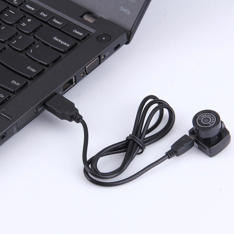 กล้องบันทึกวิดีโอดิจิตอลขนาดเล็ก Y2000 HD สำหรับกีฬากลางแจ้ง รองรับการ์ด Micro SD / TF สูงสุด 32GB (สีดำ)