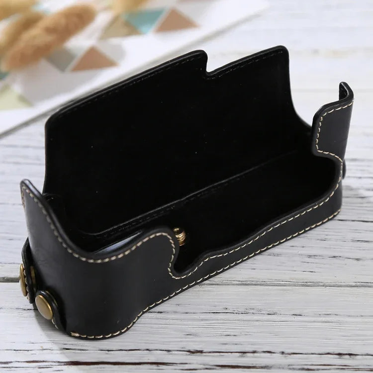 ฐานเคสหนัง PU ครึ่งตัวพร้อมเกลียว 1/4 นิ้วสำหรับ FUJIFILM X-E3, สำหรับ FUJIFILM X-E3, สำหรับ FUJIFILM XE3