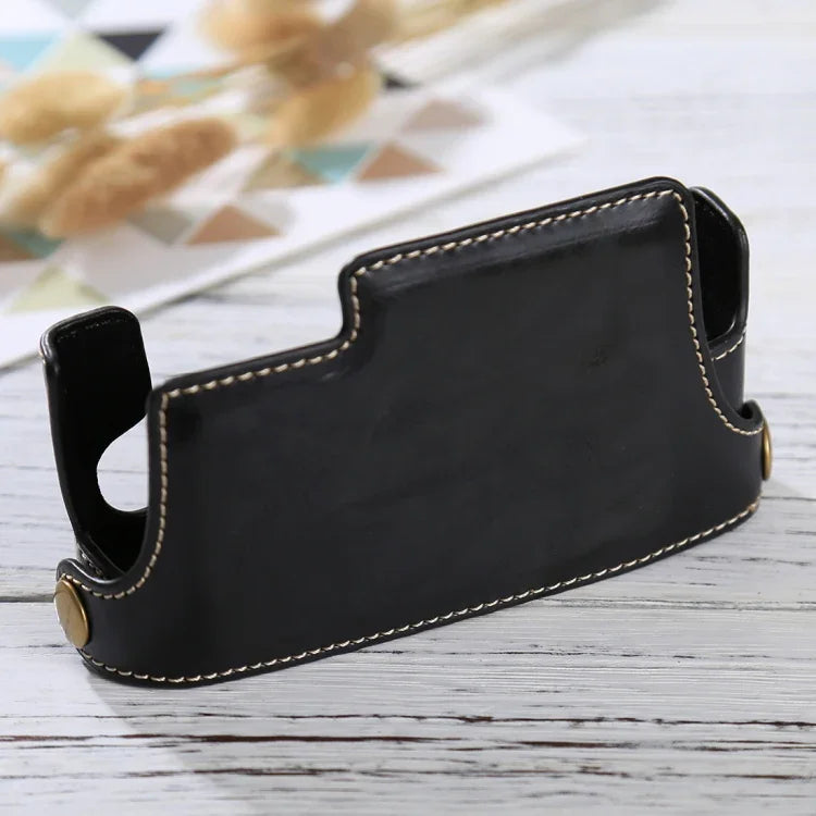 ฐานเคสหนัง PU ครึ่งตัวพร้อมเกลียว 1/4 นิ้วสำหรับ FUJIFILM X-E3, สำหรับ FUJIFILM X-E3, สำหรับ FUJIFILM XE3