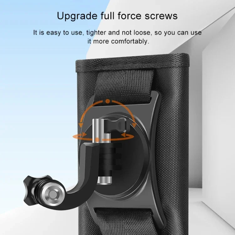 ตะขอและห่วงสำหรับติดกระเป๋าเป้ คลิปหนีบ Rec-Mounts พร้อมสกรูสำหรับ GoPro, Insta360, DJI และกล้องแอคชั่นอื่นๆ