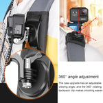 ตะขอและห่วงสำหรับติดกระเป๋าเป้ คลิปหนีบ Rec-Mounts พร้อมสกรูสำหรับ GoPro, Insta360, DJI และกล้องแอคชั่นอื่นๆ