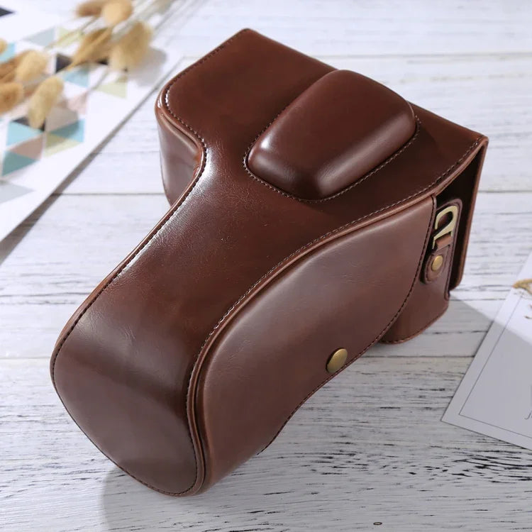 กระเป๋าเคสกล้องหนัง PU ครบตัวสำหรับ Nikon D5300 / D5200 / D5100 (เลนส์ 18-55mm / 18-105mm / 18-140mm), สำหรับ D5300
