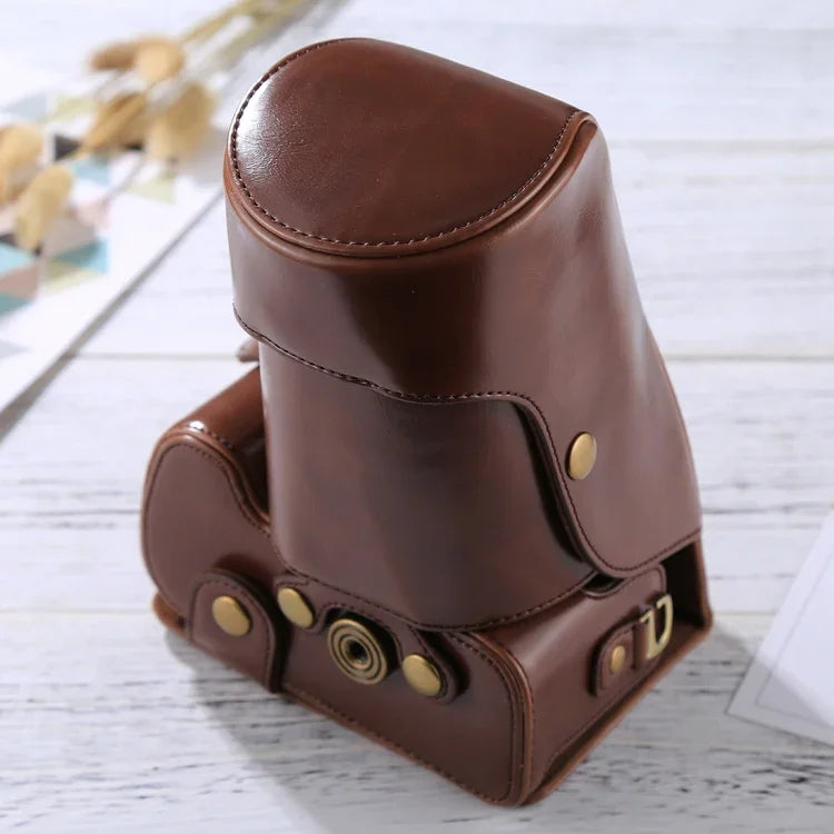 กระเป๋าเคสกล้องหนัง PU ครบตัวสำหรับ Nikon D5300 / D5200 / D5100 (เลนส์ 18-55mm / 18-105mm / 18-140mm), สำหรับ D5300