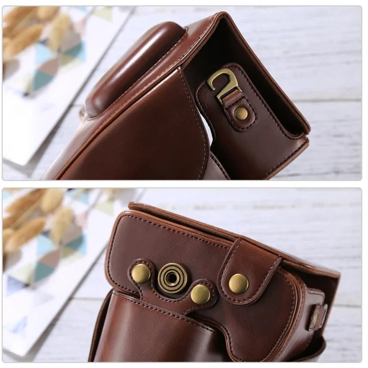 กระเป๋าเคสกล้องหนัง PU ครบตัวสำหรับ Nikon D5300 / D5200 / D5100 (เลนส์ 18-55mm / 18-105mm / 18-140mm), สำหรับ D5300