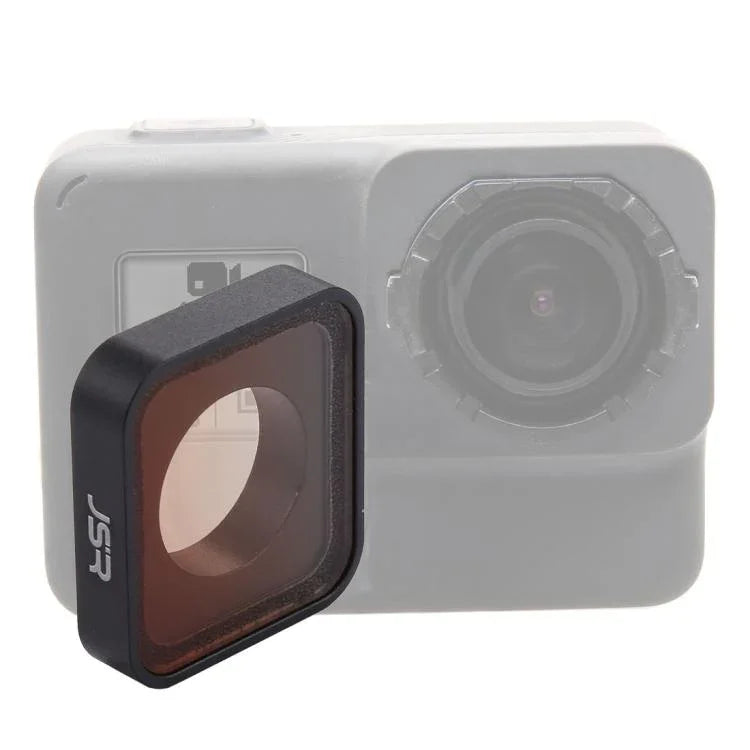 JSR Snap-on Gradient Color Lens Filter for GoPro HERO6 /5, Gradient Color (Orange), Gradient Color (Blue)