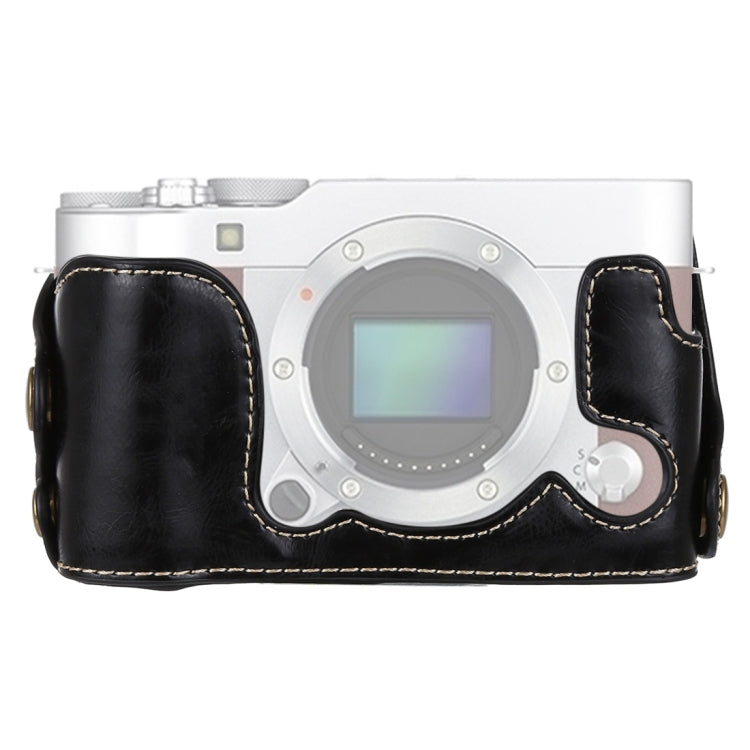ฐานเคสหนัง PU ครึ่งตัวสำหรับกล้อง FUJIFILM X-A3 / X-A10 ขนาด 1/4 นิ้ว, สำหรับ FUJIFILM XA3