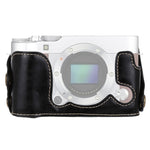 ฐานเคสหนัง PU ครึ่งตัวสำหรับกล้อง FUJIFILM X-A3 / X-A10 ขนาด 1/4 นิ้ว, สำหรับ FUJIFILM XA3