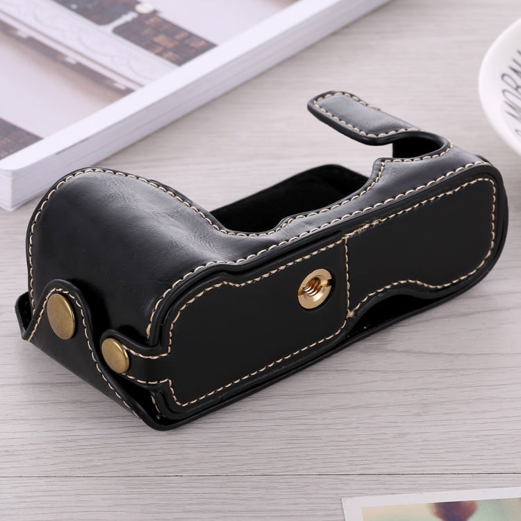 ฐานเคสหนัง PU ครึ่งตัวสำหรับกล้อง FUJIFILM X-A3 / X-A10 ขนาด 1/4 นิ้ว, สำหรับ FUJIFILM XA3