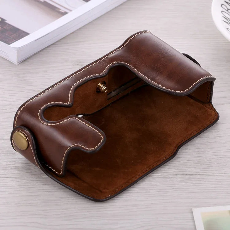 ฐานเคสหนัง PU ครึ่งตัวสำหรับกล้อง FUJIFILM X-A3 / X-A10 ขนาด 1/4 นิ้ว, สำหรับ FUJIFILM XA3