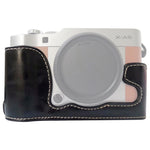 ฐานเคสกล้องหนัง PU ครึ่งตัวเกลียว 1/4 นิ้ว สำหรับ FUJIFILM X-A5 / X-A20, สำหรับ FUJIFILM XA5