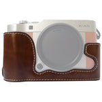 ฐานเคสกล้องหนัง PU ครึ่งตัวเกลียว 1/4 นิ้ว สำหรับ FUJIFILM X-A5 / X-A20, สำหรับ FUJIFILM XA5