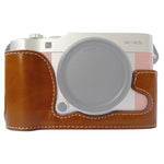 ฐานเคสกล้องหนัง PU ครึ่งตัวเกลียว 1/4 นิ้ว สำหรับ FUJIFILM X-A5 / X-A20, สำหรับ FUJIFILM XA5