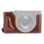 ฐานเคสกล้องหนัง PU ครึ่งตัวเกลียว 1/4 นิ้ว สำหรับ Leica DLUX TYP 109, สำหรับ Leica D109, สำหรับ Leica D901
