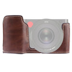 ฐานเคสกล้องหนัง PU ครึ่งตัวเกลียว 1/4 นิ้ว สำหรับ Leica TL (Typ 701), สำหรับ Leica T701
