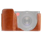 ฐานเคสกล้องหนัง PU ครึ่งตัวเกลียว 1/4 นิ้ว สำหรับ Leica TL (Typ 701), สำหรับ Leica T701