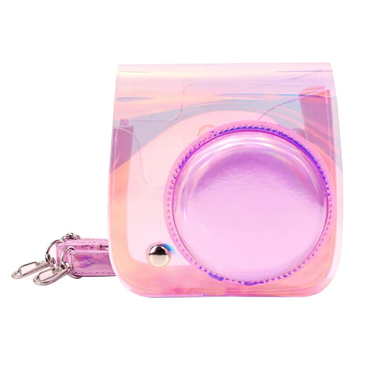 กระเป๋ากล้อง PVC โปร่งใส Symphony พร้อมสายสะพายไหล่สำหรับ Fujifilm Instax mini 11, สำหรับ Fujifilm Instax mini 11 (PVC)