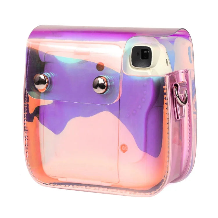 กระเป๋ากล้อง PVC โปร่งใส Symphony พร้อมสายสะพายไหล่สำหรับ Fujifilm Instax mini 11, สำหรับ Fujifilm Instax mini 11 (PVC)