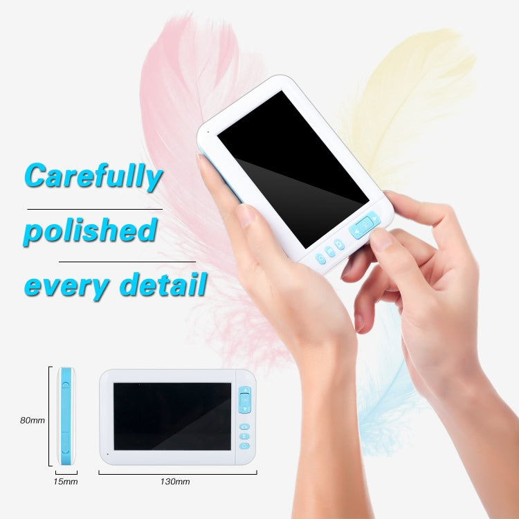 C01 4.3 Inch Screen Display HD1080P Visual Earspoon Endoscope with 6 LEDs, Diameter:3.9mm, C01 3.9mm