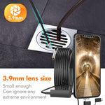 กล้องส่องตรวจสอบอุตสาหกรรมดิจิทัลกันน้ำ HD 3.9 มม. 3 in 1 inskam107 สายเคเบิลยืดหยุ่นยาว 5 ม.
