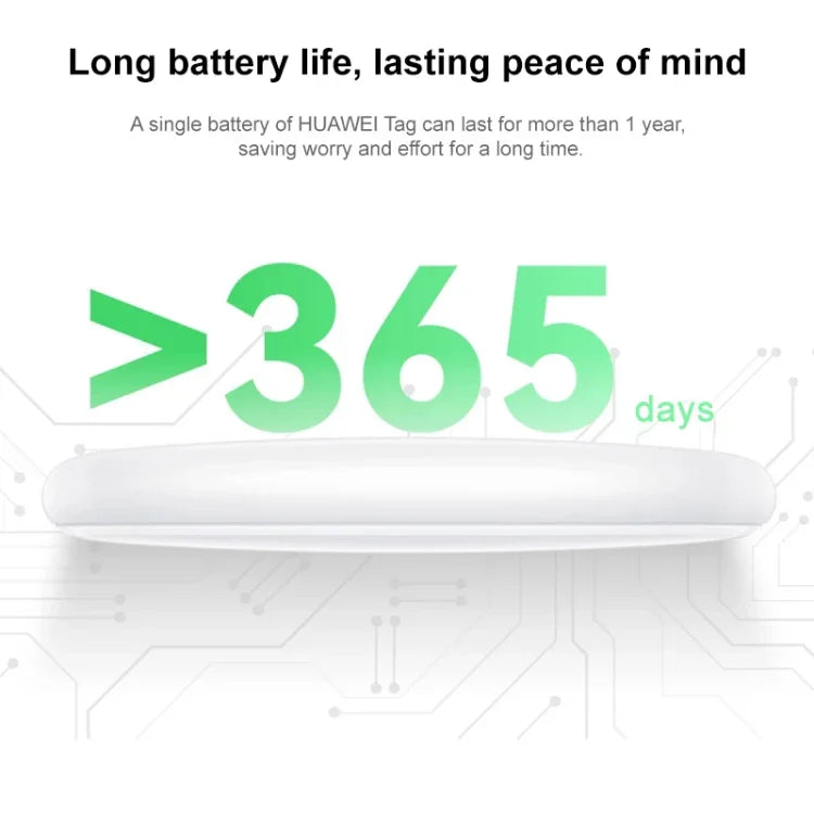 HUAWEI Tag เครื่องติดตามสัตว์เลี้ยงขนาดเล็ก น้ำหนักเบา ป้องกันการสูญหาย, HUAWEI Tag