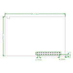 จอแสดงผลสัมผัส TFT LCD ขนาด 3.5 นิ้ว พร้อมปากกาสไตลัสสำหรับ Raspberry Pi