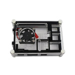 9 Layers Acrylic Box Shell Case with Cooling Fan for Raspberry pi 3