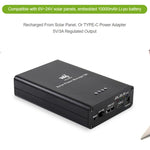 Waveshare ตัวจัดการพลังงานแสงอาทิตย์ แบตเตอรี่ Li-Po ในตัว 10000mAh รองรับแผงโซลาร์เซลล์ 6V~24V, 19799