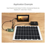 Waveshare ตัวจัดการพลังงานแสงอาทิตย์ แบตเตอรี่ Li-Po ในตัว 10000mAh รองรับแผงโซลาร์เซลล์ 6V~24V, 19799