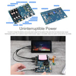 Waveshare แผงฐาน PoE UPS สำหรับ Raspberry Pi CM4 พร้อมอีเธอร์เน็ตกิกะบิต HDMI คู่ USB2.0 สี่พอร์ต แผงฐาน PoE UPS