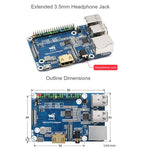 อะแดปเตอร์ Raspberry Pi CM4 เป็น 3B สำหรับ Raspberry Pi 3 รุ่น B/B+, Pi CM4 เป็น 3B