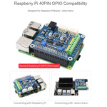Waveshare HRB8825 HAT มอเตอร์สเต็ปเปอร์สำหรับ Raspberry Pi ขับเคลื่อนมอเตอร์สเต็ปเปอร์สองตัว รองรับไมโครสเต็ปสูงสุด 1/32
