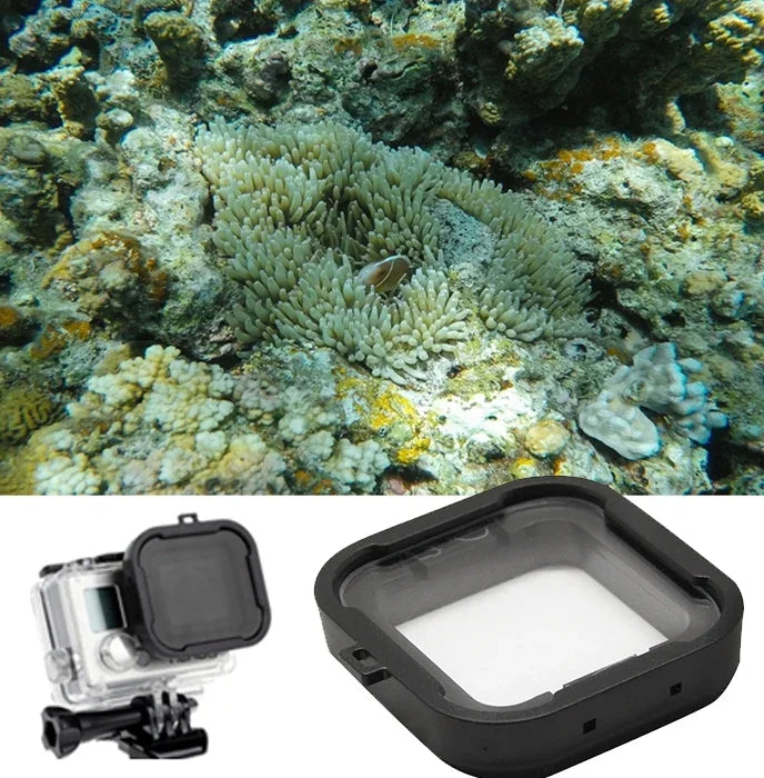 ฟิลเตอร์ดาว 6 เส้น เลนส์เคสดำน้ำ Cube Snap-on สำหรับ GoPro HERO4 /3+, ฟิลเตอร์ดาวสำหรับ GoPro HERO4 /3+