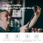 ขาตั้งกล้องแอคชั่น PGYTECH P-GM-117 ขยายได้ พร้อมไม้เซลฟี่สำหรับ DJI Osmo Action, P-GM-117