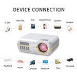 DH-A10 โปรเจคเตอร์สมาร์ท HD 5.8 นิ้ว 4200 ลูเมน 1280 x 800P พร้อมรีโมทคอนโทรล ระบบ Android 6.0 รองรับ WiFi, Bluetooth, HDMIx2, USBx2, VGA, AV IN/RCA, RJ45, LAN