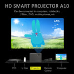 DH-A10 โปรเจคเตอร์สมาร์ท HD 5.8 นิ้ว 4200 ลูเมน 1280 x 800P พร้อมรีโมทคอนโทรล ระบบ Android 6.0 รองรับ WiFi, Bluetooth, HDMIx2, USBx2, VGA, AV IN/RCA, RJ45, LAN