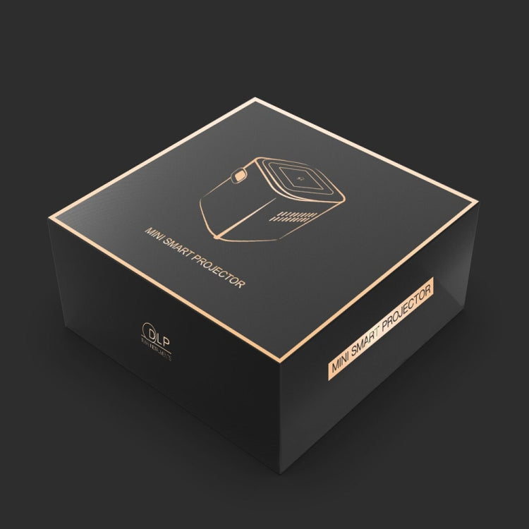 WEJOY DL-S12 โปรเจคเตอร์สมาร์ท DLP ขนาดเล็กพกพา 50 ANSI ลูเมน พร้อมรีโมทและที่ยึด ระบบ Android 7.1.2 2GB DDR3+16GB RK3128 ควอดคอร์ ARM Cortex-A7 ความเร็วสูงสุด 1.2GHz รองรับ WiFi / USB / Audio OUT / DC IN
