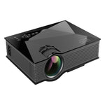 UC68 โปรเจคเตอร์ LED HD 1080P สำหรับโฮมเธียเตอร์มัลติมีเดีย 80ANSI 800x400 รองรับ USB/SD/HDMI/VGA/IR รุ่น UC68 800x400