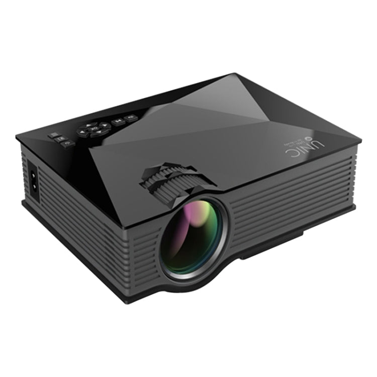 UC68 โปรเจคเตอร์ LED HD 1080P สำหรับโฮมเธียเตอร์มัลติมีเดีย 80ANSI 800x400 รองรับ USB/SD/HDMI/VGA/IR รุ่น UC68 800x400